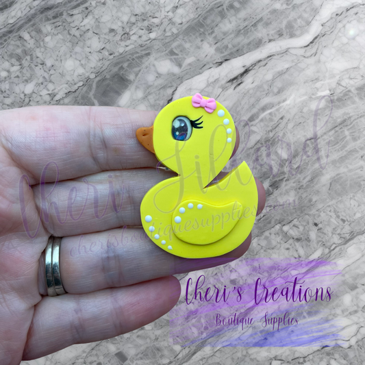 Rubber Ducky Polymer Clay Embellishment