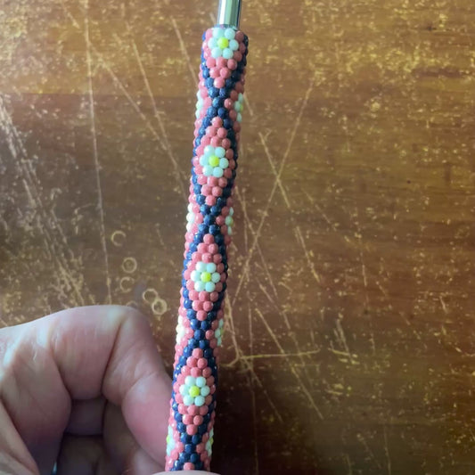 Diamonds & Daisies Rhinestone Bling Ballpoint Pen