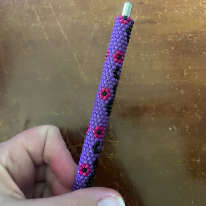 Black Cat Rhinestone Bling Ballpoint Pen