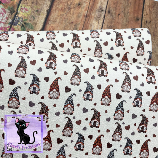 Cheetah Gnomes Faux Leather